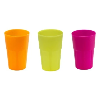 Obrázek Mojito Design box Koktejlu sklo, plast, Fluo barvy Mix, 0.35 litrů, 6 kusů