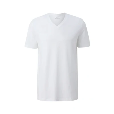 Obrázek Základní tričko z bavlny v balení po 2 kusech, bílá, 3XL
