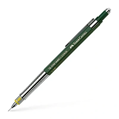 Obrázek FABER CASTELL 135300 mechanická tužka TK FINE VARIO L, tloušťka tuhy 0,35 mm, barva stopky zelená, 1 kus
