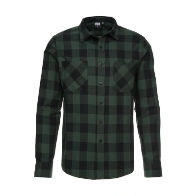 Obrázek Urban Classics Checked Košile, Muži, Velikost: 3XL, Black/forest