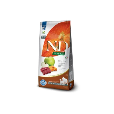 Obrázek N&amp;D Grain Free Pumpkin Dog Adult Medium/Maxi Venison &amp; Apple 12kg