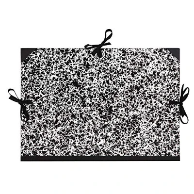 Obrázek Clairefontaine 32020C desky na kreslení Annonay, s pásky, bez vnitřních klapek, zadní strana 30 mm, DIN A3+, vnitřní rozměry: 29,7 x 42 cm, vnější 32 45 cm bílý mramorovaný 1 kus