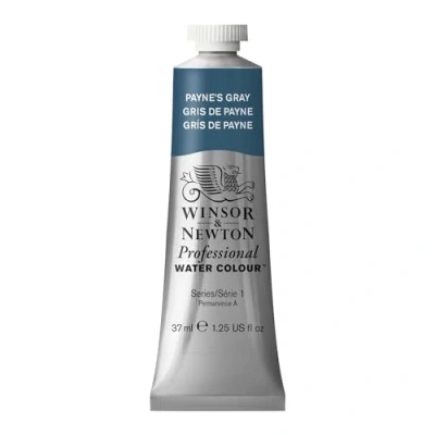 Obrázek Winsor &amp; Newton 0114465 profesionální akvarelová barva, živé vodní barvy v umělecké kvalitě, vysoká brilance barev a svítivost, stálá na světle, archivní kvalita, 37 ml tuba šedá Payne&#039;s