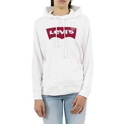 Obrázek Levi&#039;s Dámská Graphic Sport mikina s kapucí, Housemark Hoodie White