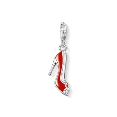 Obrázek Thomas Sabo Dámské Charm Club přívěsek lodičky/boty Červená smaltovaný 925 sterlingové stříbro 0301 007 10