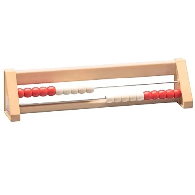Obrázek WISSNER aktiv lernen 20 er Rechenrahmen rot/weiss RE Wood