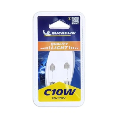 Obrázek MICHELIN 2 x Soffittenlampen C10W für Innenbeleuchtung