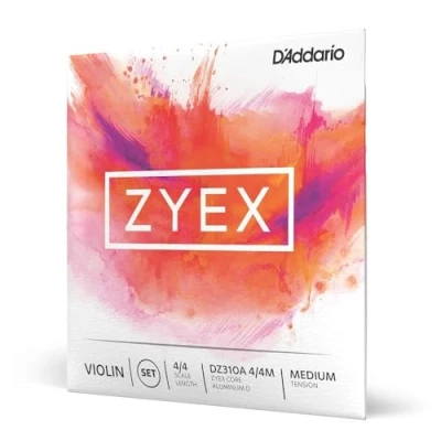 Obrázek D&#039;Addario DZ310A 4/4M Zyex housle sada strun syntetická vlákna 4/4 Medium