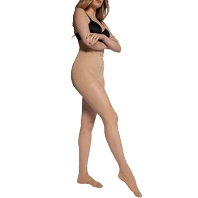 Obrázek Ulla Popken Dámské Bodyforming punčocháče, 20 den, pleť