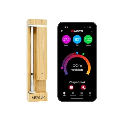 Obrázek MEATER pro / 2 Plus: Chytrý teploměr na maso příští generace, žáruvzdorný do 550 C, vysoký dosah, 100% vodotěsný, technologie multisenzoru, kuchyň a gril