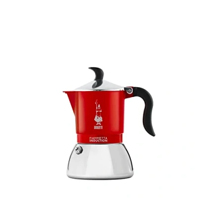 Obrázek Bialetti Kávovar Fiammetta Induction, hliník, Steel, červená, 2 šálky