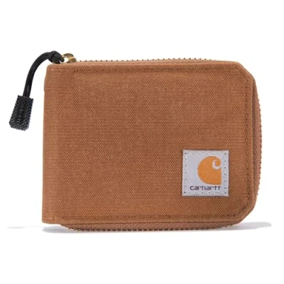 Obrázek Carhartt Herren Casual Canvas Reißverschluss Durable Zippered Wallets, Braun, Einheitsgröße, Braun (Carhartt Brown), Einheitsgröße