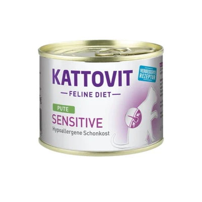 Obrázek Konzerva KATTOVIT Feline Diet Sensitive s krůtou 85g