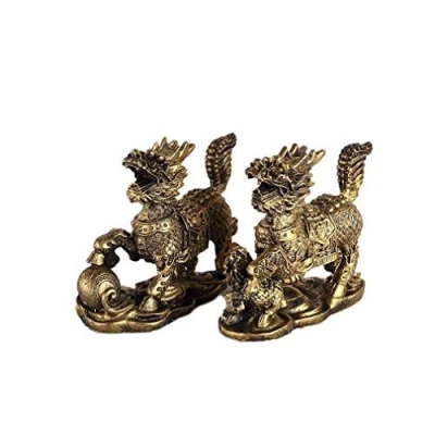 Obrázek lachineuse Qilin Gold, Harz, 12 x 10 15 cm