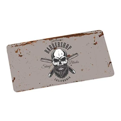 Obrázek Infinite by GEDA LABELS (Infkh) 13661 lebka barber Skull pícka na prkénko, snídaňové melamin, béžová