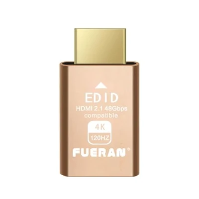 Obrázek FUERAN HDMI 2.1 Dummy Plug 4K@120Hz Virtual Display Emulator, Headless Adapter, Unterstützt 3840x2160@120Hz, 1440P @ 120Hz, 1080P EDID Emulator für GPU/Remote Desktop