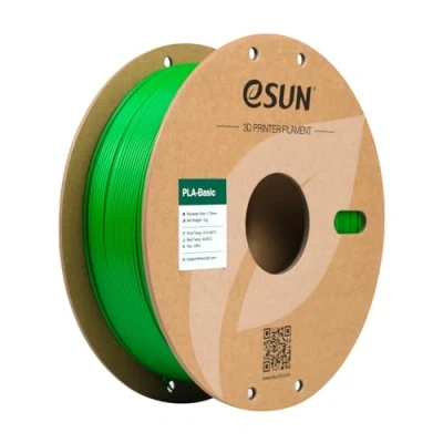 Obrázek eSUN PLA Filament 1,75 mm, ePLA vysoká rychlost struna na 3D tiskárny, rozměrová přesnost +/ 0,03 cívka 1 kg (2,2 LBS) Super Speedy pro vysokorychlostní tiskárnu (zelená, kg)