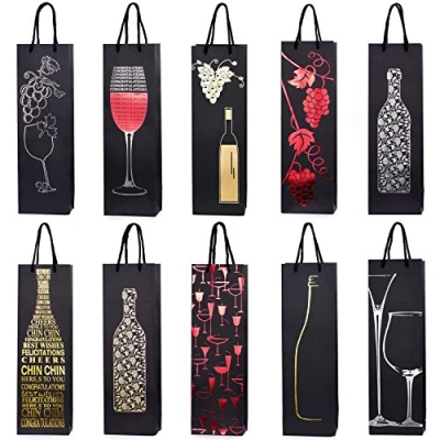 Obrázek 10 různých sáčků na lahve dárkové sáčky víno Prosecco a šampaňské 40 x 12 9 cm
