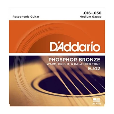 Obrázek D&#039;Addario Kytarové struny westernová kytara pro akustickou kytaru EJ42 Resophonic, 1656 1 kus