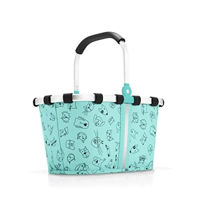 Obrázek reisenthel IA4062 carrybag XS Kids nákupní košík 33,5 x 18 19,5 cm / 5 l/Cats and Dogs Mint