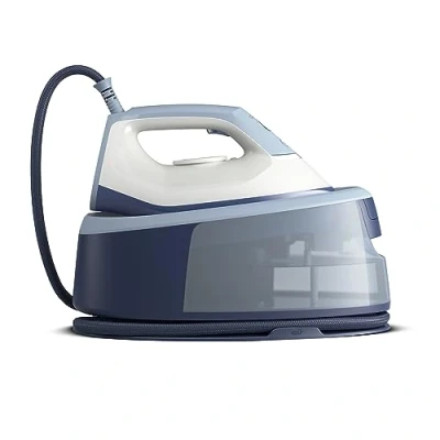 Obrázek Philips parní žehlička 3000 Series, 2400 W, trvalá pára 120 g/min, náraz 350 g, rychlý a výkonný, vertikální pára, keramická podrážka, Deep Azur (PSG3000/20)