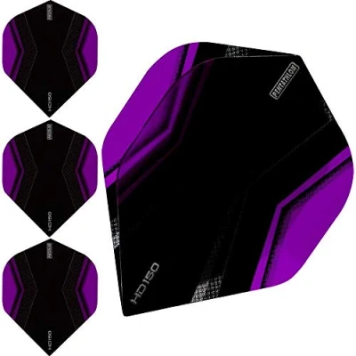 Obrázek abcdarts Unisex Pentathlon Hd150 Xwing Dart Flights, fialová, klasická EU