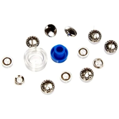 Obrázek Prym Tlačítko &quot;Kryt&quot;, kov, stříbro, 11 mm velikost, 7