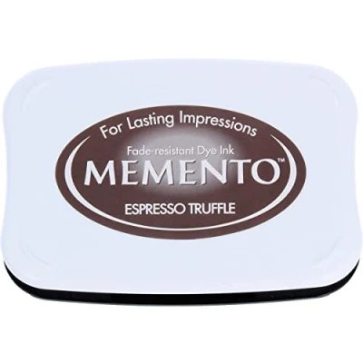 Obrázek Tsukineko MIP808 MEMENTO inkoustový polštářek Espresso, Synthetic materiál, hnědá, 9,9 x 6,7 8 cm