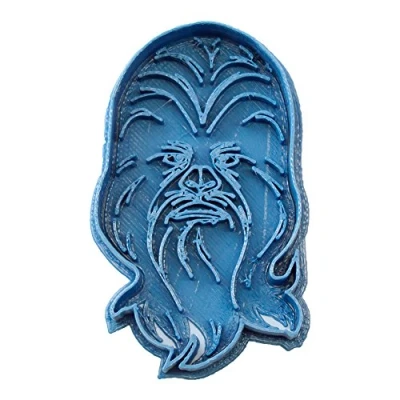 Obrázek Cuticuter Star Wars Chewbacca Ausstechform, Blau, 8 x 7 1.5 cm