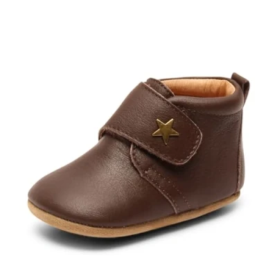 Obrázek Bisgaard Unisex Baby Star domácí obuv, Hnědá