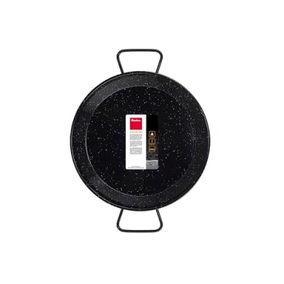 Obrázek Metaltex 7398150000 Paella Pfanne, emaillierter Stahl, Schwarz