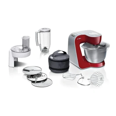 Obrázek Kuchyňský robot Bosch MUM58020 CreationLine, 1000 W, 3,9 l, nerezová mísa, 3D systém hnětání, 7 stupňů,