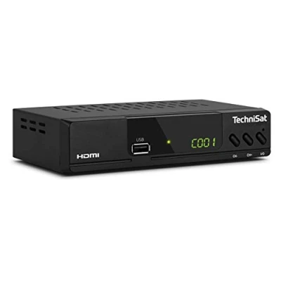 Obrázek TechniSat HD C 232 přijímač pro digitální kabelovou televizi (HDTV, DVB C, HDMI, SCART, USB 2.0, RF in, out, EPG, dálkové ovládání), černý