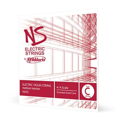 Obrázek D&#039; Addario NS311 elektrika pro Houslová jednotlivá &#039;E&#039; struna několikrát Verdrillter ocelové jádro