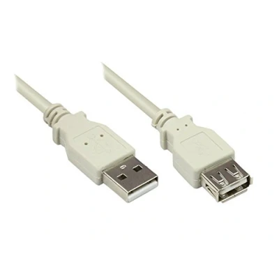 Obrázek Good Connections 2511 OF5 prodlužovací kabel USB 2. 0 konektor A na zdířce A, 5 m šedý