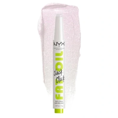 Obrázek NYX Professional Makeup Pečující rtěnka pro maximální barvu, péči a vlhkost, s avokádou, malinovým olejem molteberkovým olejem, veganská receptura, Fat Oil Slick Click, Main Character