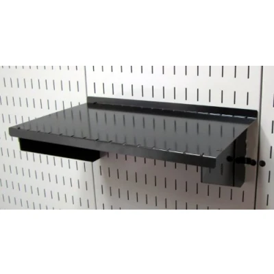 Obrázek Wall Control (Black) ASM SH 1609 B 23cm Deep Pegboard Shelf Assembly Only, Black