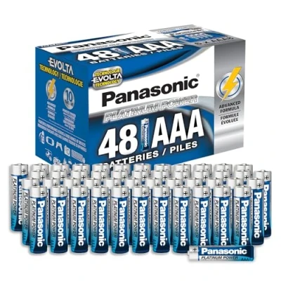 Obrázek Panasonic Energy Corporation LR03XE/48PC Platinum Power langlebige AAA Alkaline Batterie