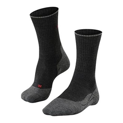 Obrázek FALKE Pánské TK2 Wool turistické ponožky střední polstrování proti foukání trekingové teplé termo prodyšné rychleschnoucí regulující klima, vlna zabraňující zápachu funkční materiál 1 pár