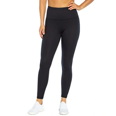 Obrázek Balance Collection Womens Damen Basic High Rise Tummy Control Leggings, Schwarz, Medium