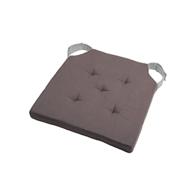 Obrázek Stof Stuhlkissen, Größe 40 x cm, 100% Baumwolle, Farbe: Grau, Modell Duo, außergewöhnliche Qualität, bequem und elegant, pflegeleicht