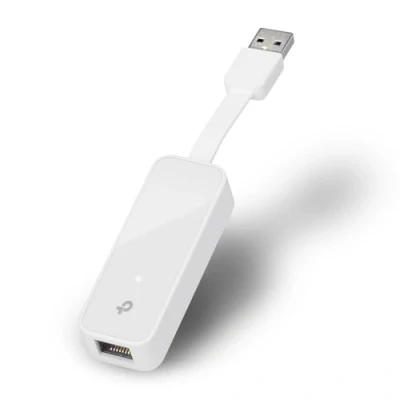 Obrázek Adaptér Tp Link UE300 USB 3.0 A Gigabit Ethernet 10/100/1000, PC nebo notebooky, bílý