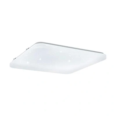 Obrázek EGLO LED stropní svítidlo Frania S, 1 s efektem hvězdné oblohy, materiál: ocel, plast, barva: bílá, L: 43 cm