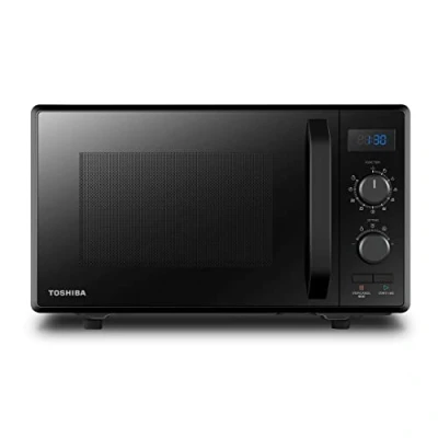 Obrázek Toshiba mikrovlnná trouba MW2 AG23PF(BK) / 3 v 1 s grilem a funkcí kombinování volně stojící 23 l 900 W 1000 gril energeticky úsporná funkce Eco
