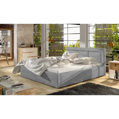 Obrázek Postel Belluno 200x200 kovový rám/ plynový zvedák/ box na podestýlku Materiál / Dekor: Paros 05