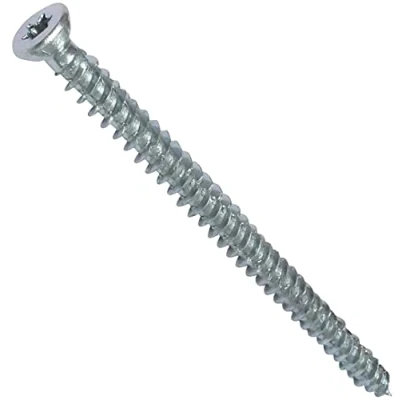 Obrázek AERZETIX C48386 Sada 50 šroubových kotevních šroubů do betonu šrouby přímo na beton Ø7. 5x112mm kuželová zápustná hlava s otisk hvězda T30 přímé upevnění bez hmoždinky
