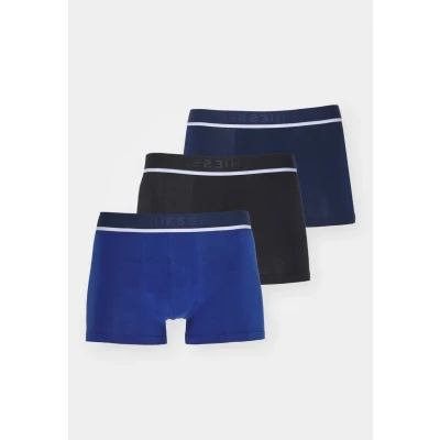 Obrázek Schiesser 3PACK Boxershorts Organic Cotton 95/5 Boxerky, Muži, Velikost: Small, Dark blue/black