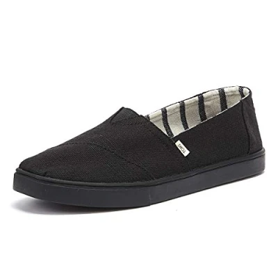 Obrázek TOMS Vegan Alpargata Polobotky, Ženy, Velikost: 35.5, Black Textil