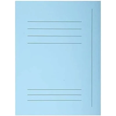 Obrázek Exacompta 235006E spisy balení (s 25 složkami, z kartonu Manila, 3 klapky, s popisovým polem, 250 g, DIN A4, 21 x 29,7 cm) světle modrá