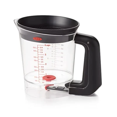 Obrázek OXO Good Grips Fett Trennkanne für Bratensaft 1 L, Kunststoff, Transparent